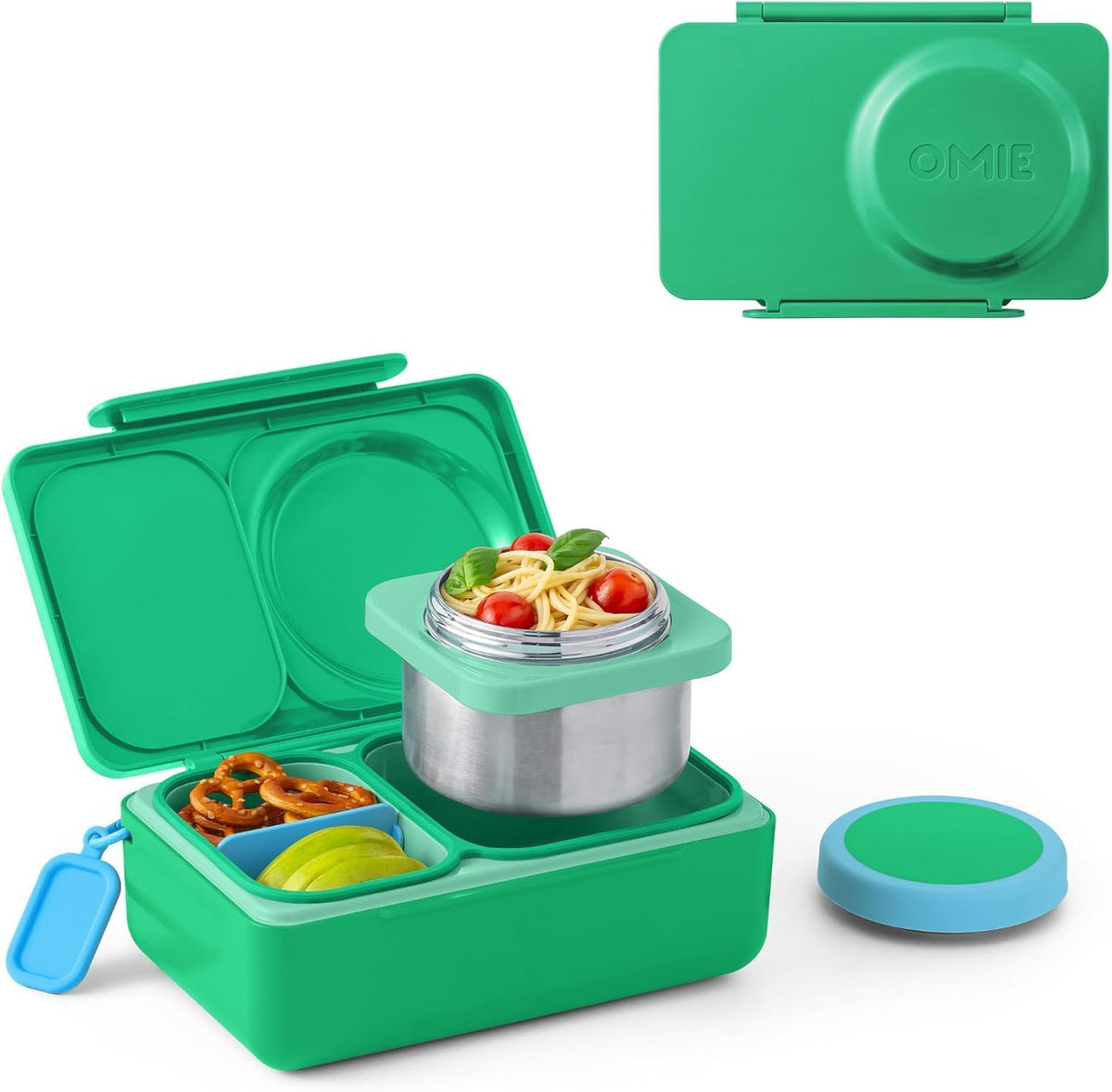Omie OmieBox UP Kids Insulated Bento Box, Galaxy Purple