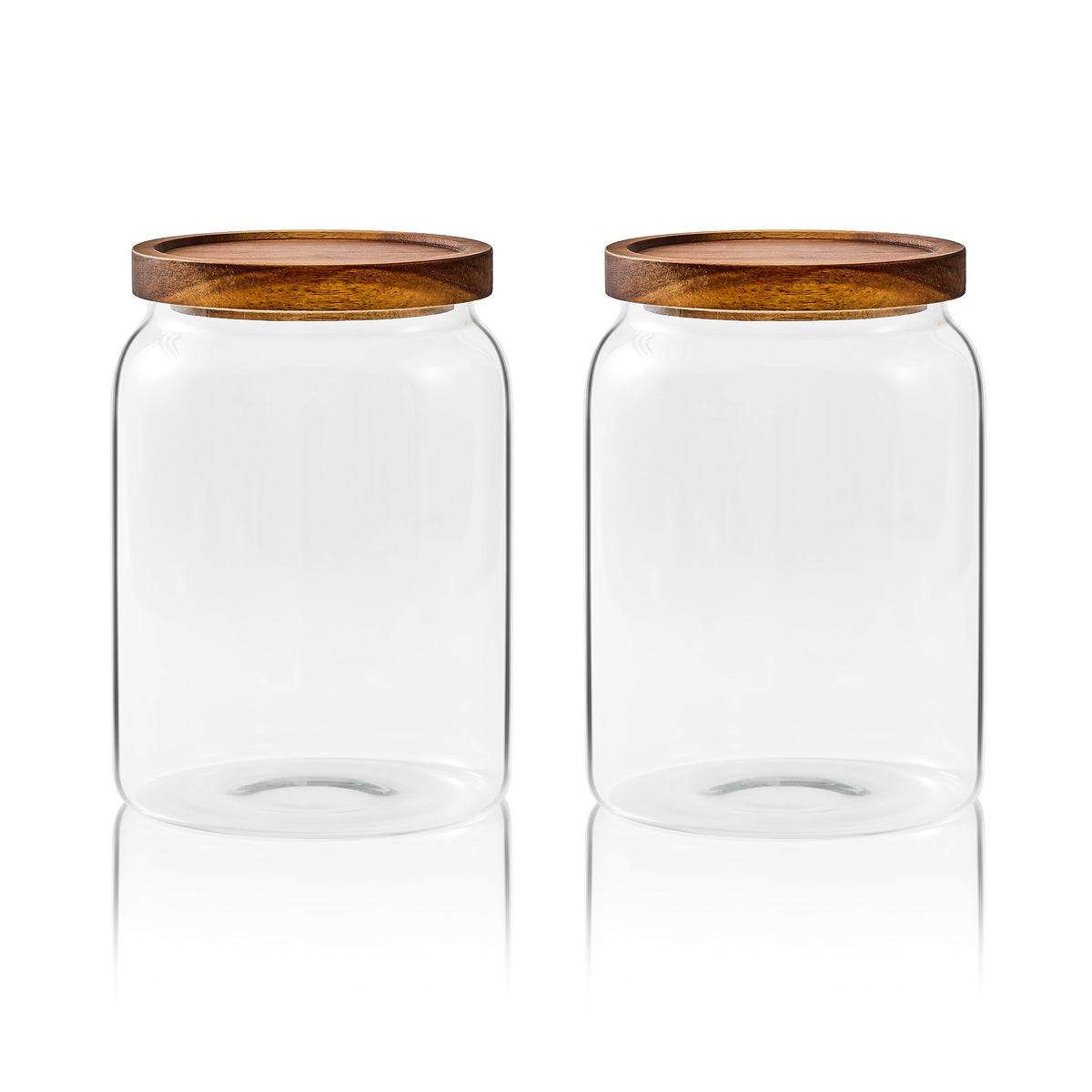Sweejar Glass Jars for Laundry Room Organization, Half-Gallon Laundry Pods Container, Glass Food Storage Jars with Airtight Lid, 1 Pack, Press Lid