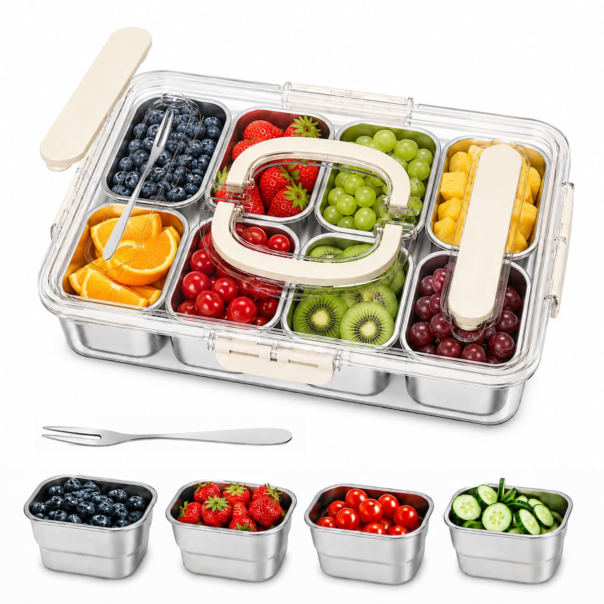 Ankou Airtight Pop Food Storage Container with Lid & 130ml Scoop, 4L/4.2qt BPA-Free Cereal, Rice, Flour, Pasta & Snack Container, Stackable & Durable,Kitchen Pantry Organizer