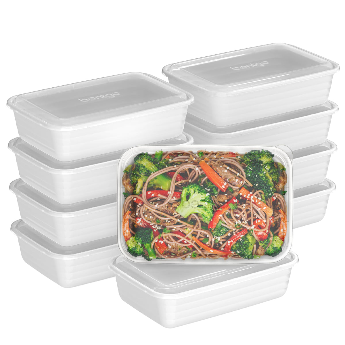 Bentgo Prep Meal Prep Containers with Lids, 20 Piece, PFAS & BPA-Free