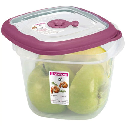 Plastic Food Storage Containers - 40 Oz Airtight Containers, Durable, Leak-Proof Lids, Steam Vent, Microwave & Dishwasher Safe