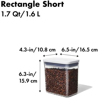 OXO Good Grips POP Container, Airtight Food Storage for Pantry, 1.7 Qt