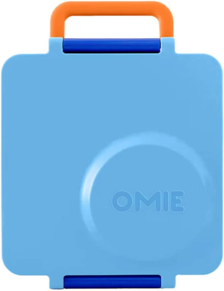 Omie OmieBox Kids Insulated Leakproof Bento Lunch Box with Food Jar (Blue Sky)