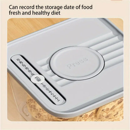 3pcs Sealed Plastic Food Storage Containers with Lids, Reusable Square Jars for Grains, Pasta, Coffee Beans, Nuts, Tea, Transparent Design, Durable Seal