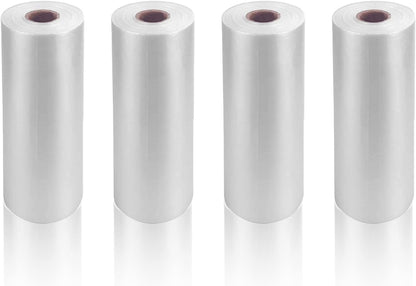 9527 Product 12" x 16" Clear Plastic Produce Bag, Food Storage Bag on a Roll, 350 Bags One Roll, Freeze/Heat Clear Bag for Bread, Meat, Vegetables, Fruits