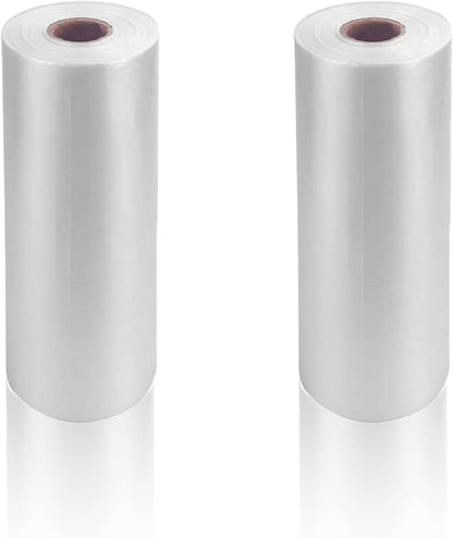 9527 Product 12" x 16" Clear Plastic Produce Bag, Food Storage Bag on a Roll, 350 Bags One Roll, Freeze/Heat Clear Bag for Bread, Meat, Vegetables, Fruits