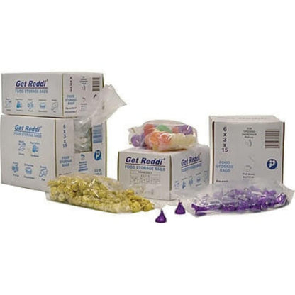Inteplast Group PB080418R Get Reddi Food & Poly Bag, 8 x 4 x 18, 8-Quart, 0.68 Mil, Clear (Case of 1000)