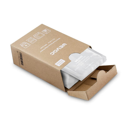 Wevac 8"x12" Vacuum Sealer Bags for Food, 200 Precut Quart Bags, Keeper Box