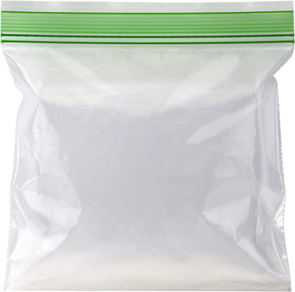Amazon Basics Resealable Double Zipper Sandwich Storage Bags for Food Storage, 300 Count (Previously Solimo)