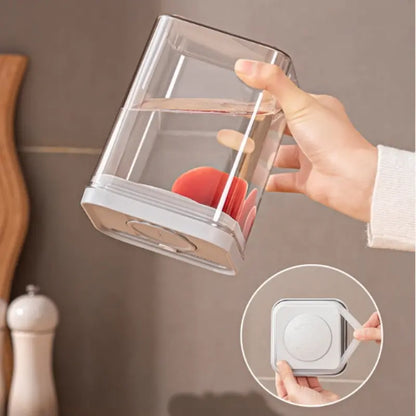 3pcs Sealed Plastic Food Storage Containers with Lids, Reusable Square Jars for Grains, Pasta, Coffee Beans, Nuts, Tea, Transparent Design, Durable Seal