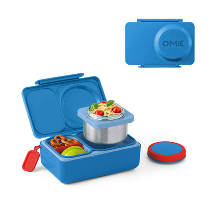 Omie OmieBox UP Kids Insulated Bento Box, Galaxy Purple