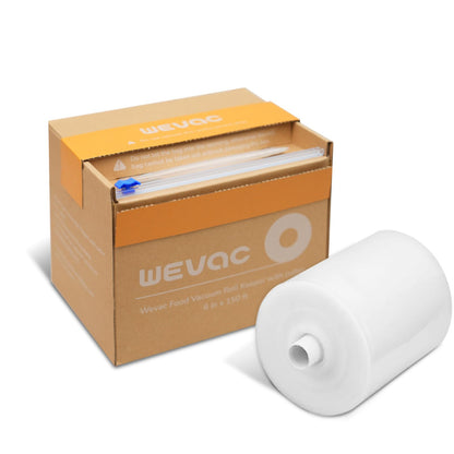 Wevac Vacuum Sealer Bags for Food, 8"x100' & 11"x100' Rolls with Cutter Box