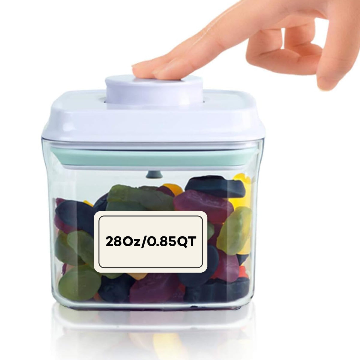 Bop Top Airtight Food Storage Containers | Pop-Top Lid | 2 Cups / 16 Oz