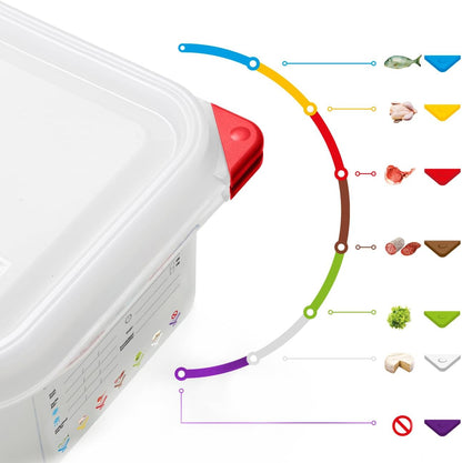 Araven Airtight Container, Food Pan with Lid for Storage in Kitchen and Restaurant, 1/2 GN 6" Deep, 1 Count, Clear