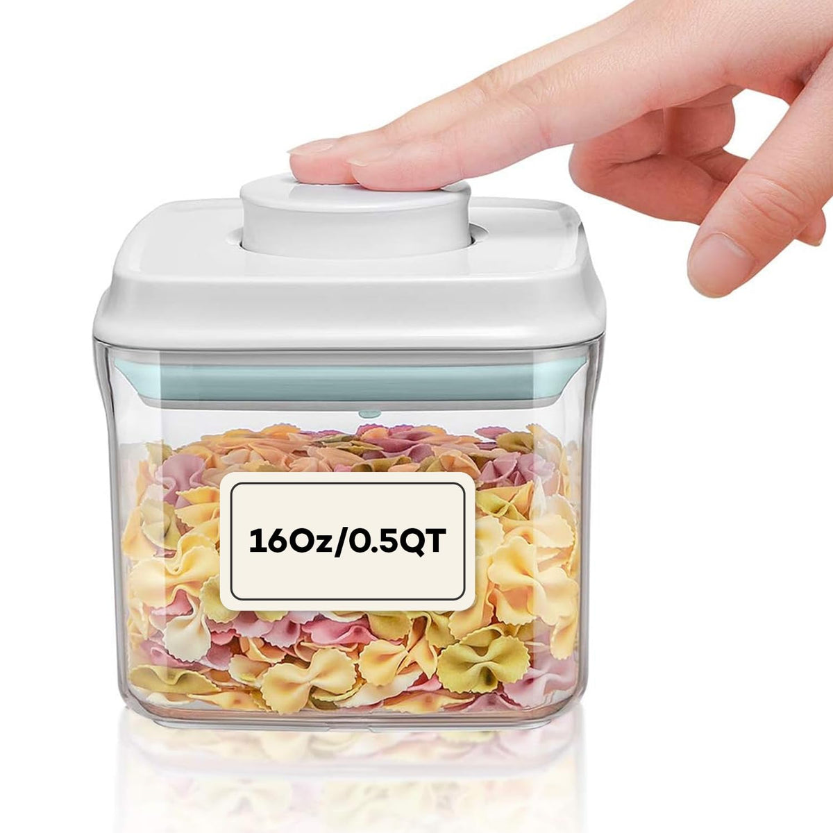 Bop Top Airtight Food Storage Containers | Pop-Top Lid | 2 Cups / 16 Oz