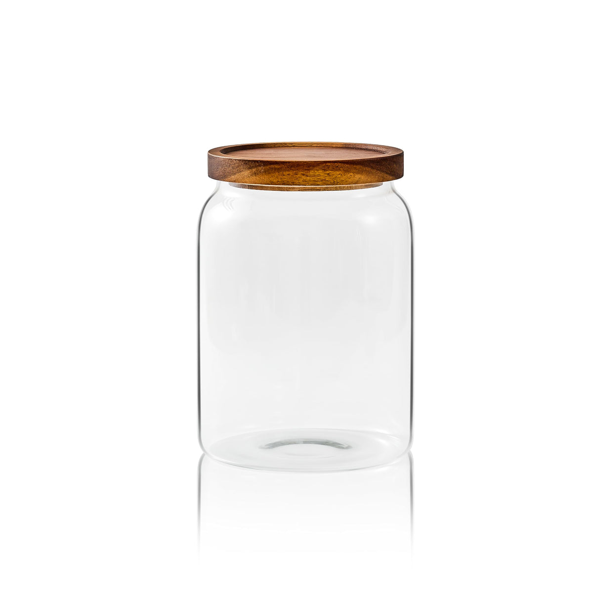 Sweejar Glass Jars for Laundry Room Organization, Half-Gallon Laundry Pods Container, Glass Food Storage Jars with Airtight Lid, 1 Pack, Press Lid
