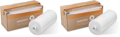 Wevac Vacuum Sealer Bags for Food, 8"x100' & 11"x100' Rolls with Cutter Box
