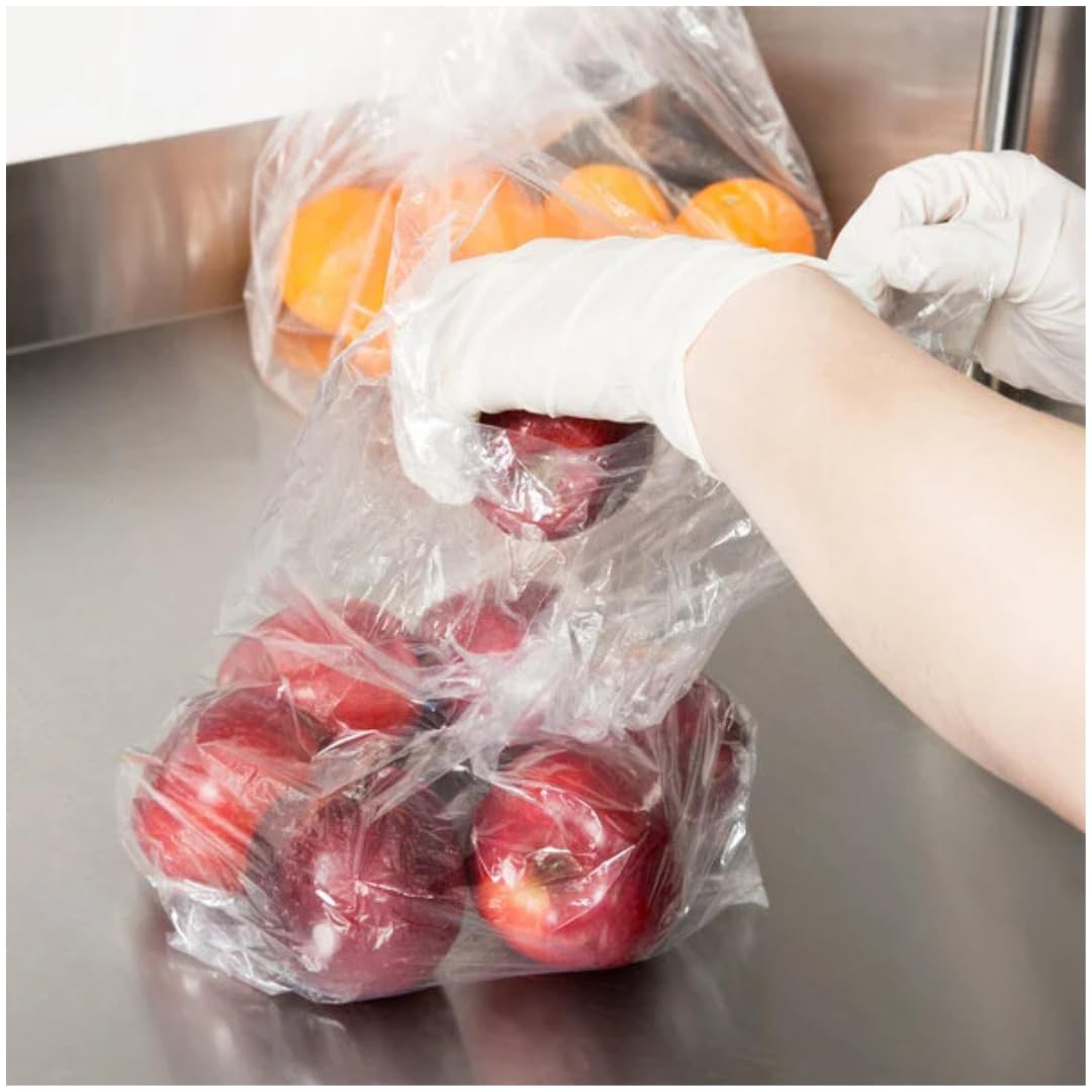 Inteplast Group PB080418R Get Reddi Food & Poly Bag, 8 x 4 x 18, 8-Quart, 0.68 Mil, Clear (Case of 1000)