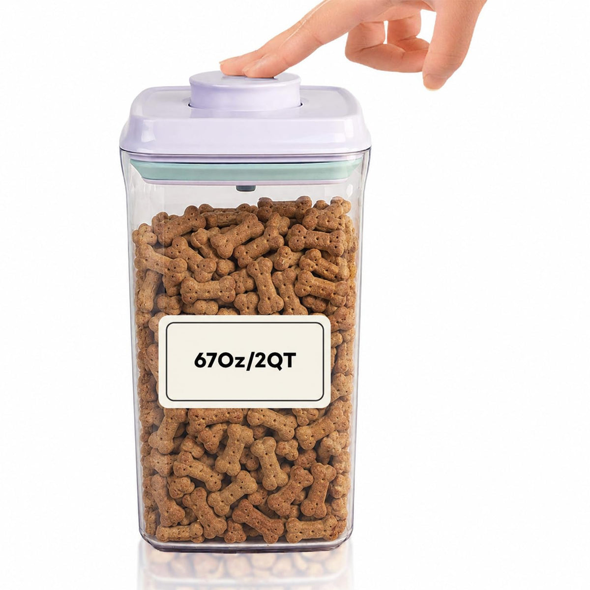 Bop Top Airtight Food Storage Containers | Pop-Top Lid | 2 Cups / 16 Oz