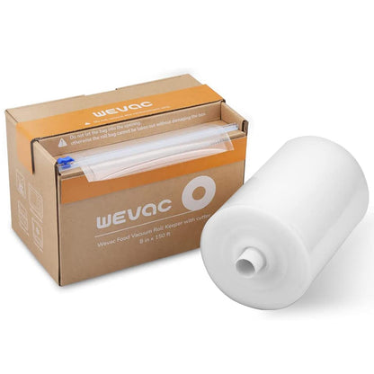 Wevac Vacuum Sealer Bags for Food, 8"x100' & 11"x100' Rolls with Cutter Box