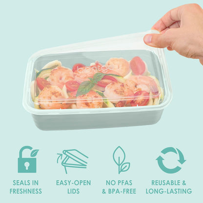 Bentgo Prep Meal Prep Containers with Lids, 20 Piece, PFAS & BPA-Free