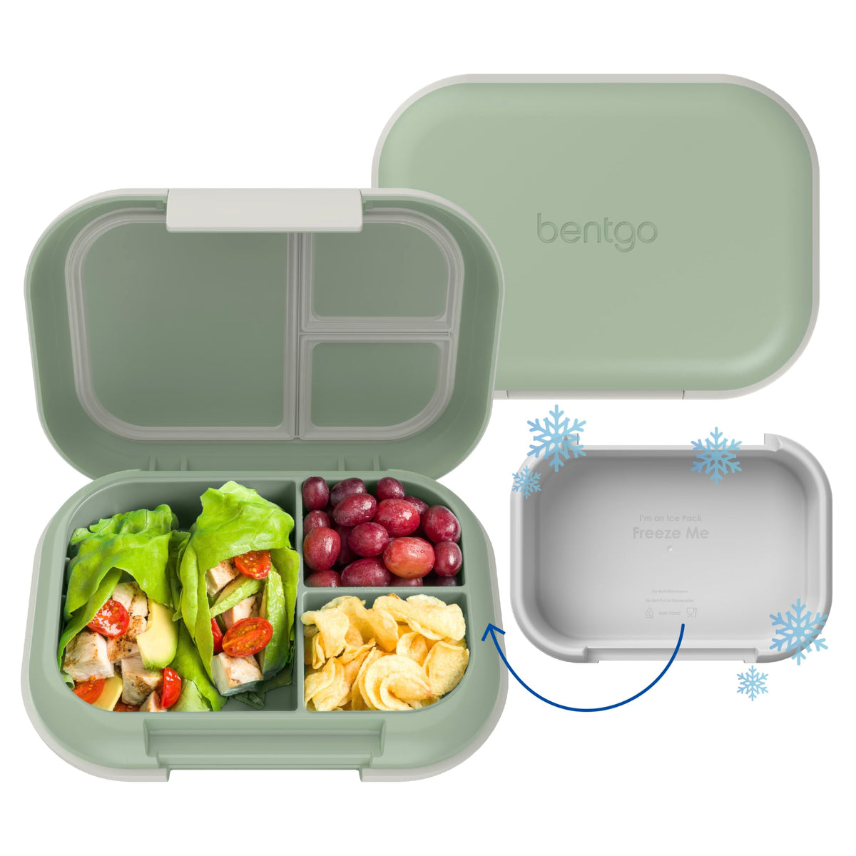 Bentgo Chill Max Leak-Proof XL Bento-Style 3 or 4 Compartment Lunch Box