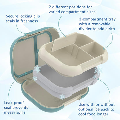 Bentgo Chill Max Leak-Proof XL Bento-Style 3 or 4 Compartment Lunch Box