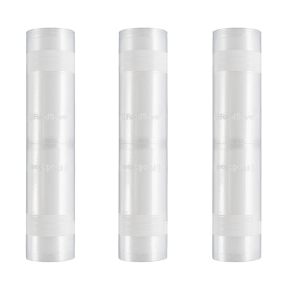 FoodSaver Custom Length Vacuum Sealer Bags Multipack, 5 Count Rolls for Airtight Food Storage and Sous Vide - Compatible with FoodSaver, 8 (2 Pack) and 11 (3 Pack)