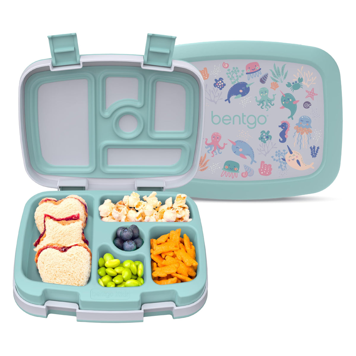Bentgo Kids Prints Leak-Proof 5-Compartment Bento-Style Kids Lunch Box