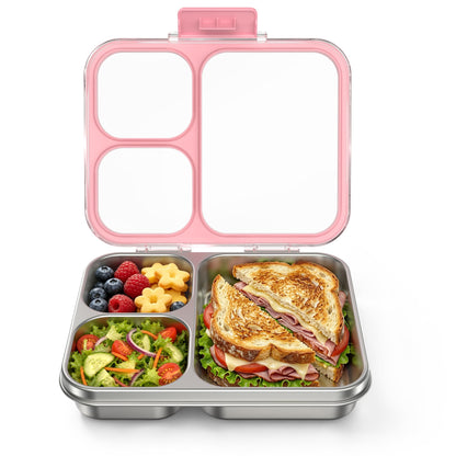 HOMEKOL Stainless Steel Bento Lunch Box, Blue, 3.3Cups