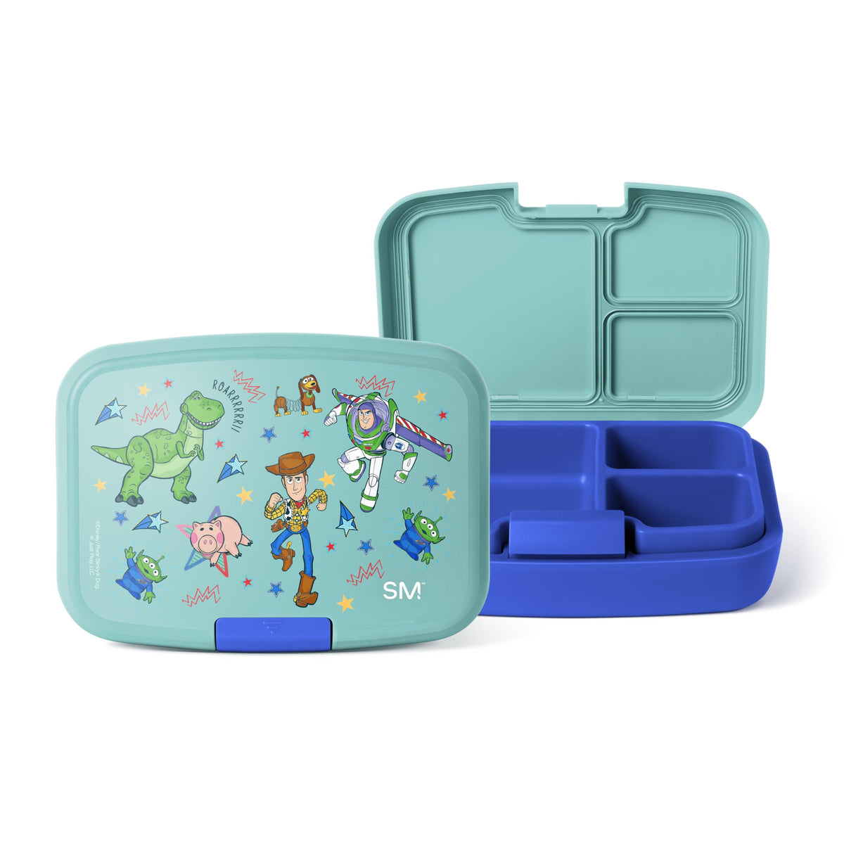 Simple Modern Disney Pixar Kids Bento Box, Lunch Box | 3 Compartments