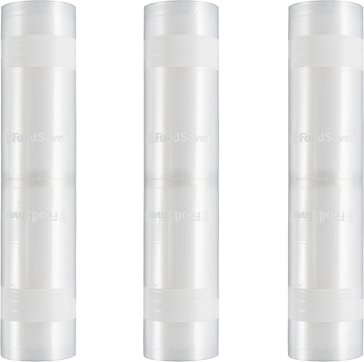 FoodSaver Custom Length Vacuum Sealer Bags Multipack, 5 Count Rolls for Airtight Food Storage and Sous Vide - Compatible with FoodSaver, 8 (2 Pack) and 11 (3 Pack)