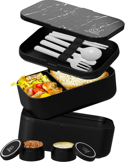 Umami Bento Box Adult, Leakproof, All-in-1 Lunch Containers for Adults