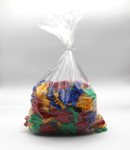 PARTY BARGAINS 1 Gallon Food Storage Bags with Twist-Ties, 11" x 13" (225 Count) – Heavy Duty Plastic Food Saver Bags for Kitchen, Meal Prep, Freezer & Pantry Organization