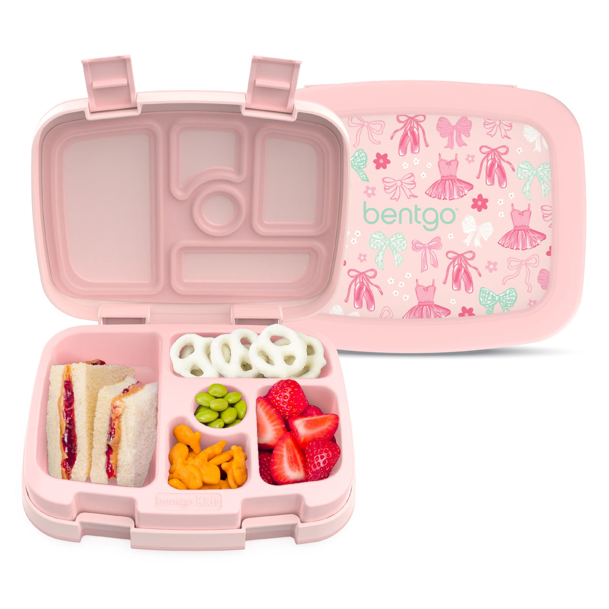 Bentgo Kids Prints Leak-Proof 5-Compartment Bento-Style Kids Lunch Box