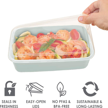Bentgo Prep Meal Prep Kit, 1, 2 & 3-Compartment Containers, 60 Piece Set