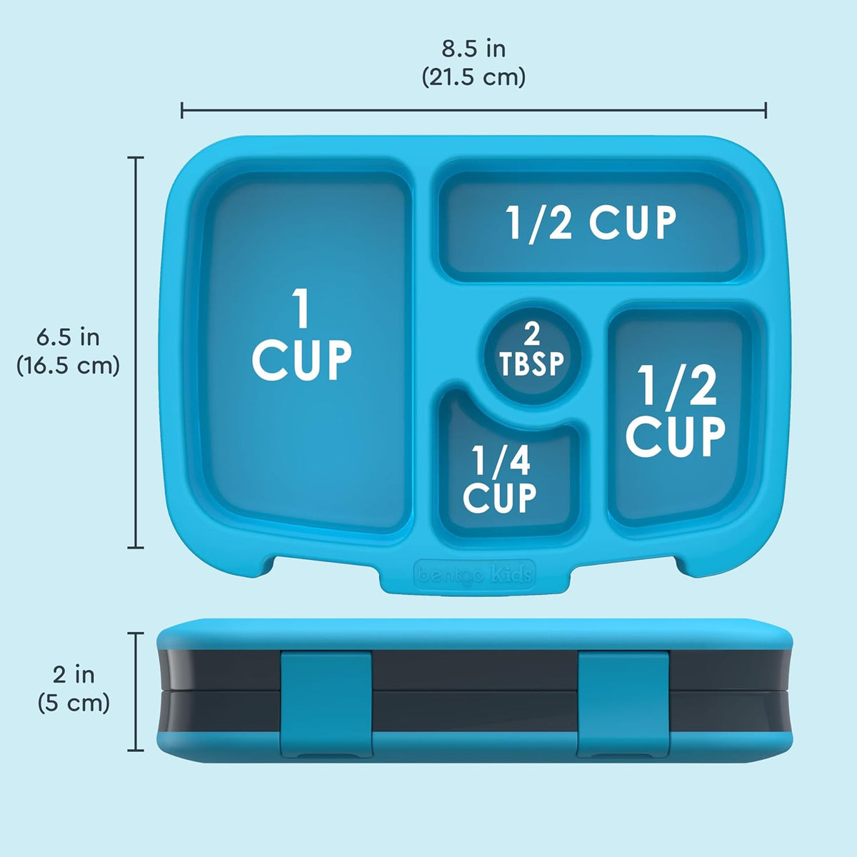 Bentgo Kids Prints Leak-Proof 5-Compartment Bento-Style Kids Lunch Box