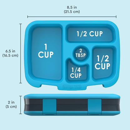 Bentgo Kids Prints Leak-Proof 5-Compartment Bento-Style Kids Lunch Box