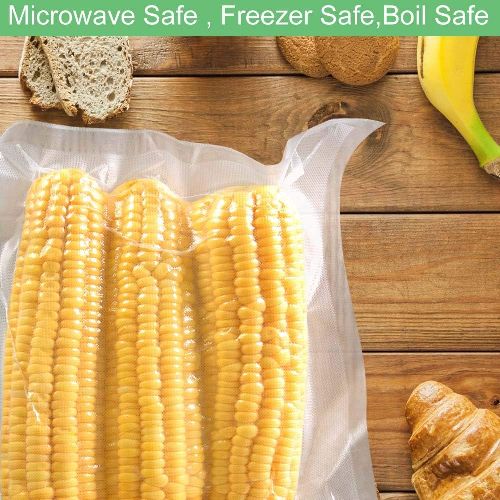 O2frepak Gallon 11"x16" Vacuum Sealer Bags 100ct for Food Storage