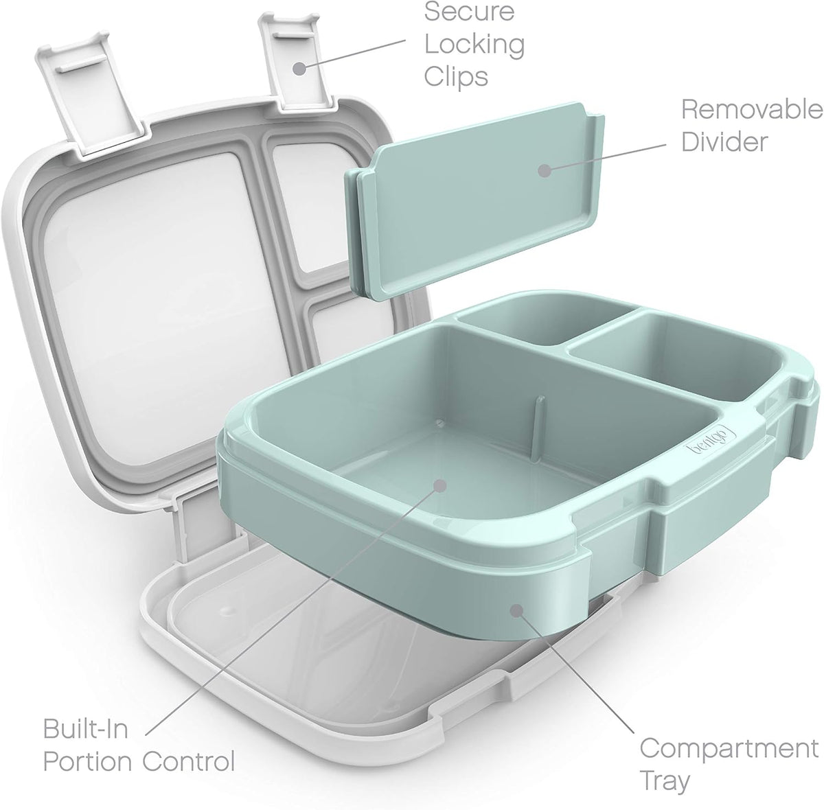Bentgo Fresh 3-Pack Meal Prep Lunch Box Set with 3-Compartment Trays