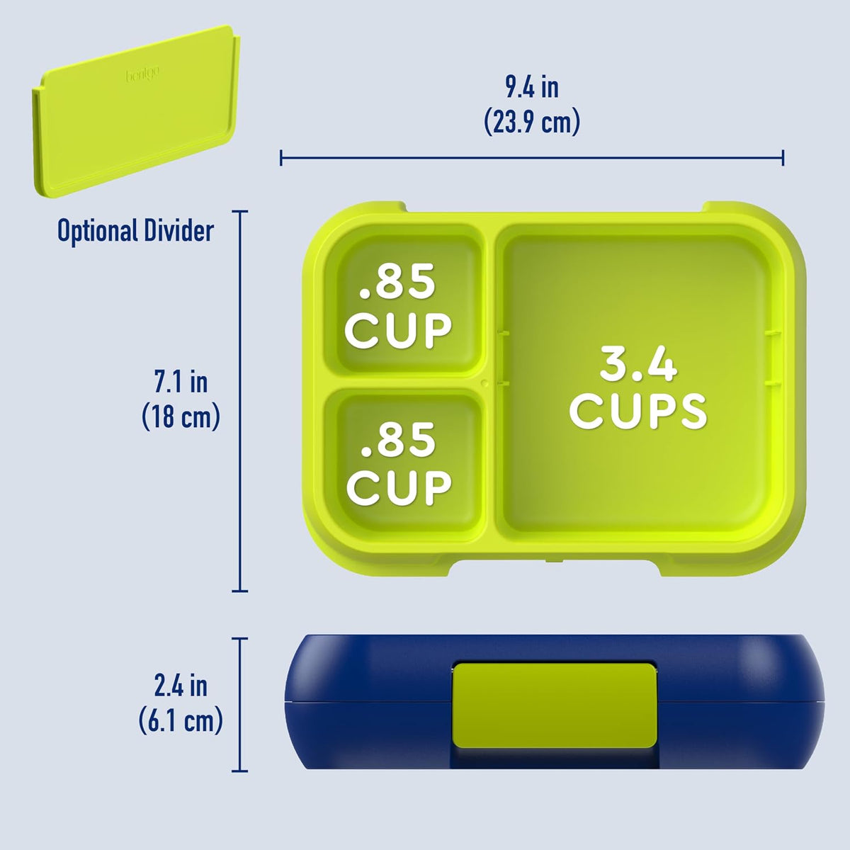 Bentgo Pop Leak-Proof 3-4 Compartment Bento-Style Lunch Box