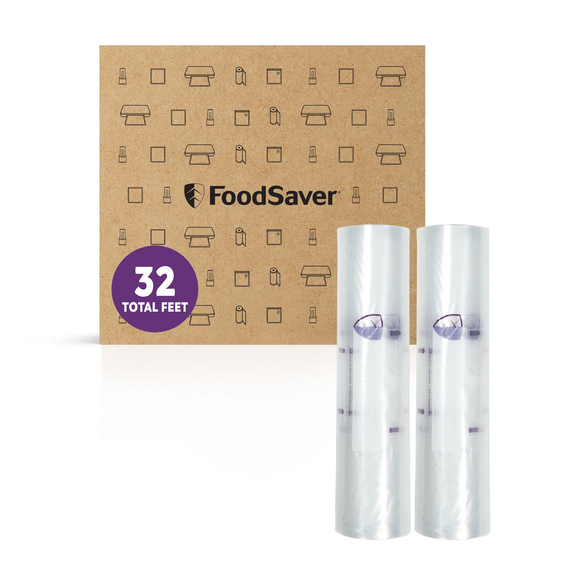 FoodSaver Heavy Duty Quart Vacuum Seal Bags, 44 Pack with 30% Extra Thickness, Compatible with All FoodSaver Appliances
