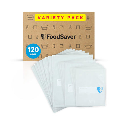 FoodSaver Quart Pre-Cut Vacuum Seal Bags, Easy Use Vacuum Storage Bags, Align to Seal and Tear to Open Vacuum Sealer Storage Bags, 43 Pack