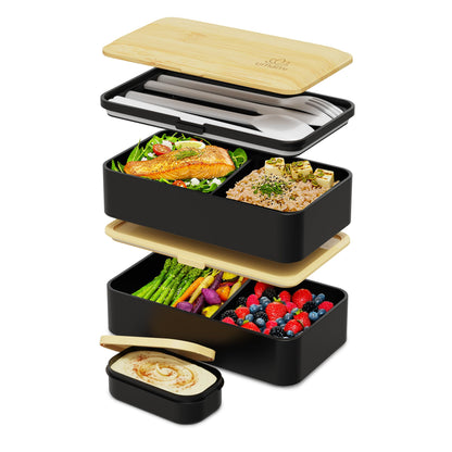 Umami Bento Box Adult, Leakproof, All-in-1 Lunch Containers for Adults