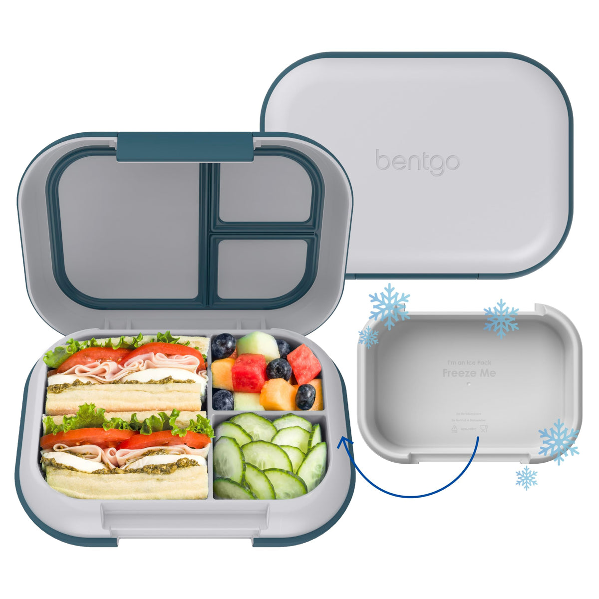 Bentgo Chill Max Leak-Proof XL Bento-Style 3 or 4 Compartment Lunch Box