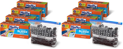 Hefty Calendar Slider Freezer Bags, Gallon Size, 4pk, 25ct (100 Total)