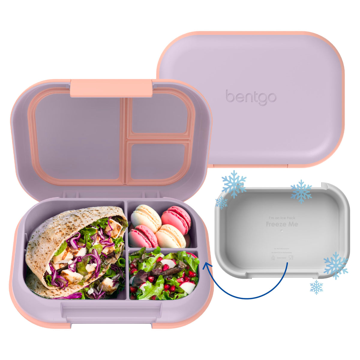 Bentgo Chill Max Leak-Proof XL Bento-Style 3 or 4 Compartment Lunch Box