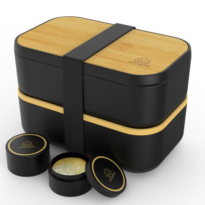 Umami Bento Box Adult, Leakproof, All-in-1 Lunch Containers for Adults