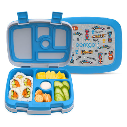 Bentgo Kids Prints Leak-Proof 5-Compartment Bento-Style Kids Lunch Box