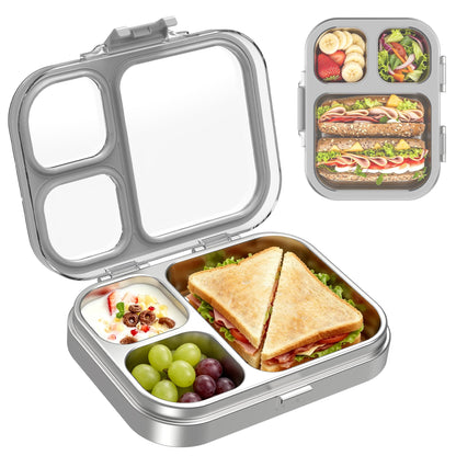 LOHASOK Stainless Steel Bento Lunch Box, 800ml, Pink